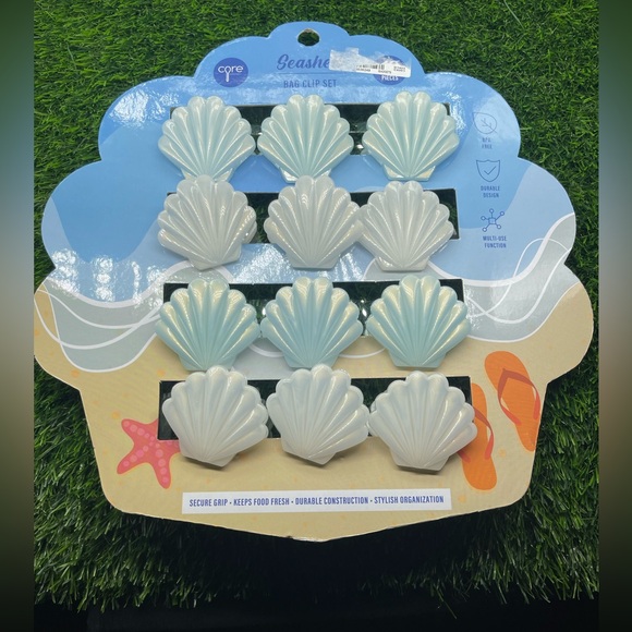 Core Other - Core Home Seashell Bag Clip Set 🐚